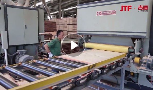 sanding process of film faced plywood